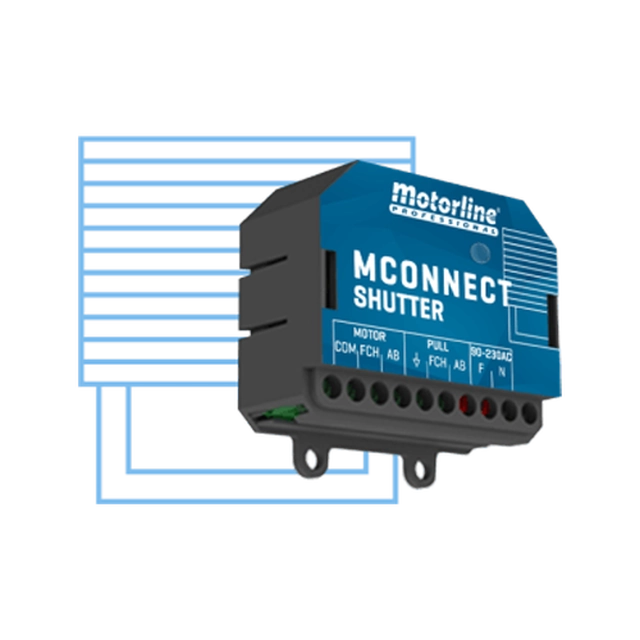 Automaatika juhtmoodul, WiFi, Bluetooth - MOTORLINE MCONNECT-SHUTTER