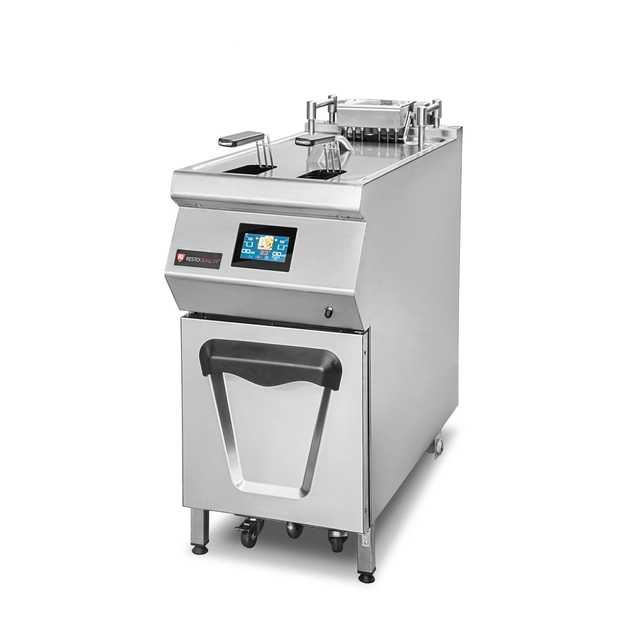 Automatic electric fryer | oil filter | touch screen | 30 kW | 25l | RQ.PLS.ODFE.010