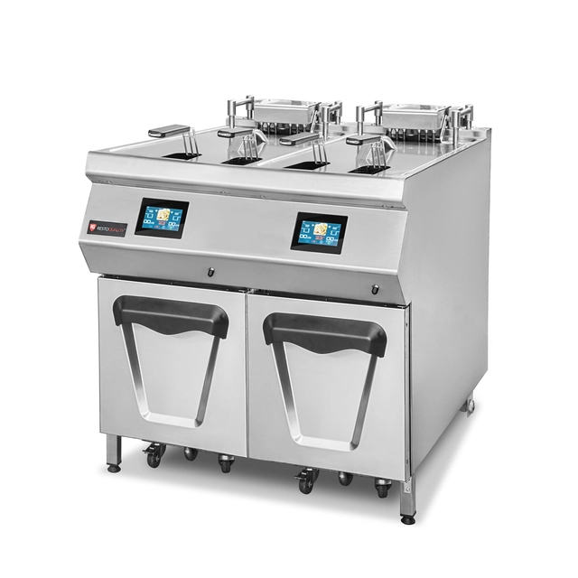 Automatic electric fryer | oil filter | touch screen | 60 kW | 2x 25l | RQ.PLS.ODFE.020