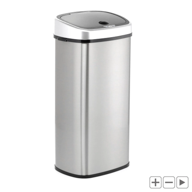 Automatic waste bin - 68 l - rectangular FROMM_STARCK 10260202 STAR_BIN_33