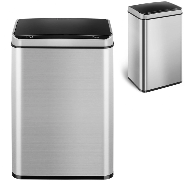 Automatic waste bin with motion sensor range 20 cm 60 L