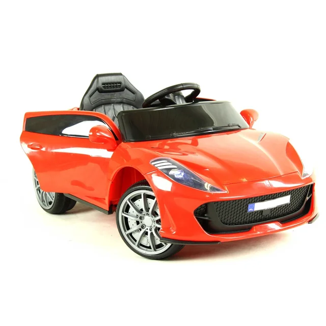 Automobil na baterije 2 motori daljinski upravljač glazba CAR-S-7-CZERWONY