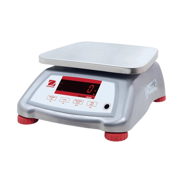 Auxiliary scale, waterproof, stainless steel, range 30 kg, accuracy 5 g