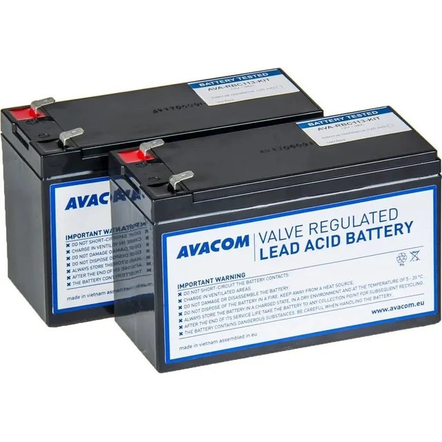 Avacom AVACOM akumulatoru komplekts atjaunošanai RBC113 (2 bateriju gab.)