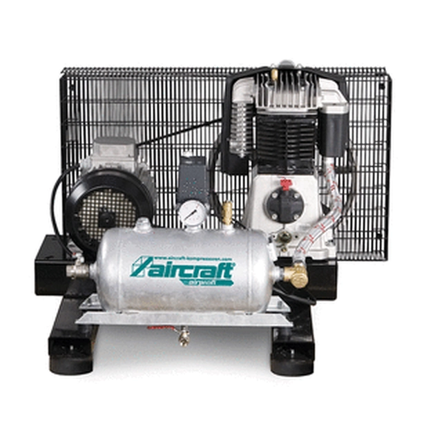 Aviones Airprofi BK 1003/13/10 compresor de pistón eléctrico Aire de admisión: 960 l/min | 13 l | 10 barra | Lubricado con aceite | 400 V