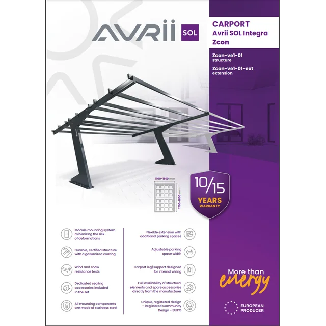 AVS-CAR-ZVE101 АВТОМОБИЛ Avrii SOL Integra Zcon Construction