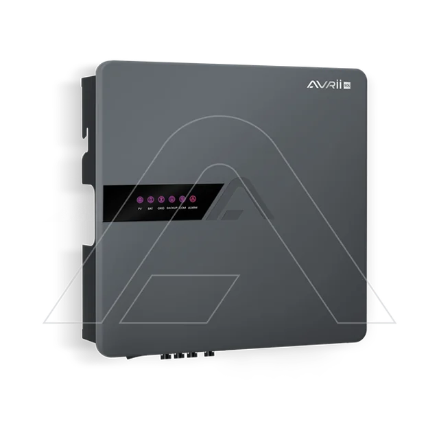 AVSH-0001 Hybrid inverter 3-fazowy 6 kW Avrii SOL Synergy Avrii SOL-Hybrid-6K3 med AFCI