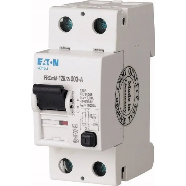 Автоматичний вимикач диференційного струму Eaton 2P 125A 0,3A AC тип FRCmM-125/2/03 187812