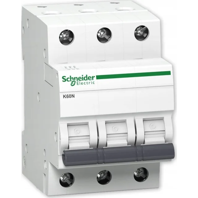 Автоматичний вимикач Schneider Electric 3P C 63A 6kA AC K60N-C63-3 A9K02363