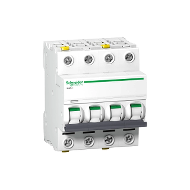 Автоматичний вимикач Schneider Electric iC60H 4P 63A C - A9F07463