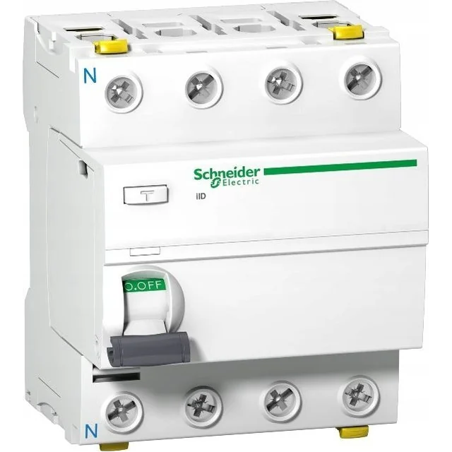 Автоматичний вимикач захисного відключення Schneider Electric IID 4p 40A 100mA тип A A9Z83440