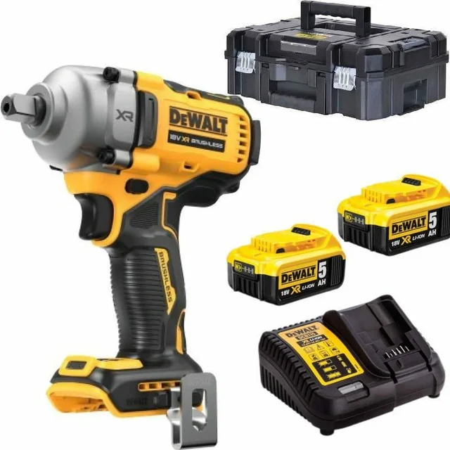 Avvitatore ad impulsi Dewalt DEWALT.IMPACT WRENCH 1/2" 18V 812Nm 2x5,0Ah 4-BIEGI TSTAK RATCH DCF892P2T