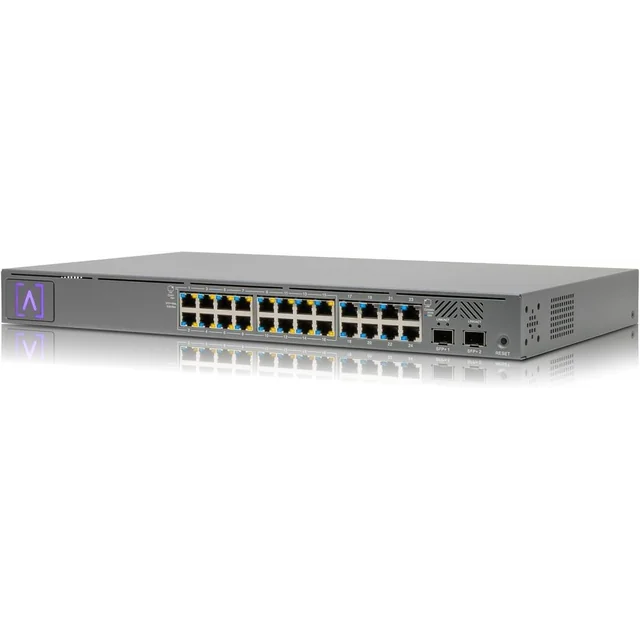 Az Alta Labs 16 PoE portjainak váltása 2x SFP 24 x 10/100/1000 Mbps - S24-POE