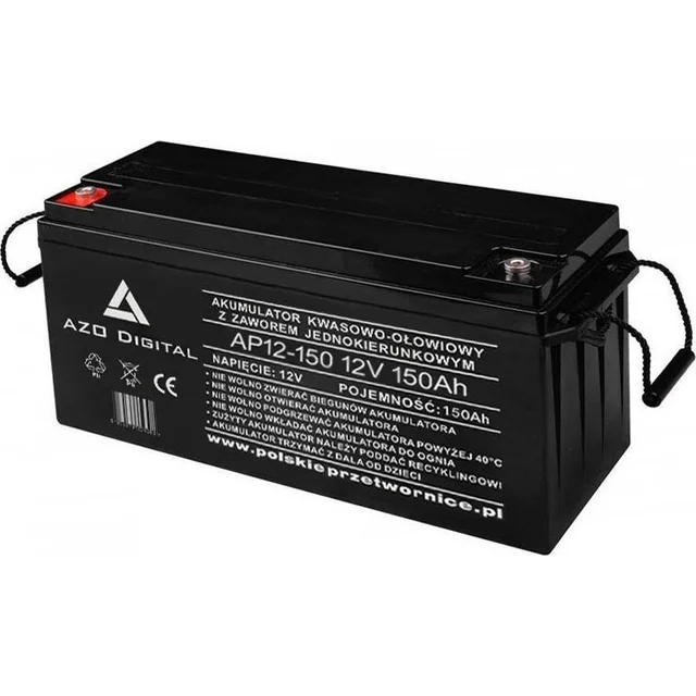 Azo AZO Digital Akumulator VRLA AGM bezobsługowy AP12-150 12V 150Ah