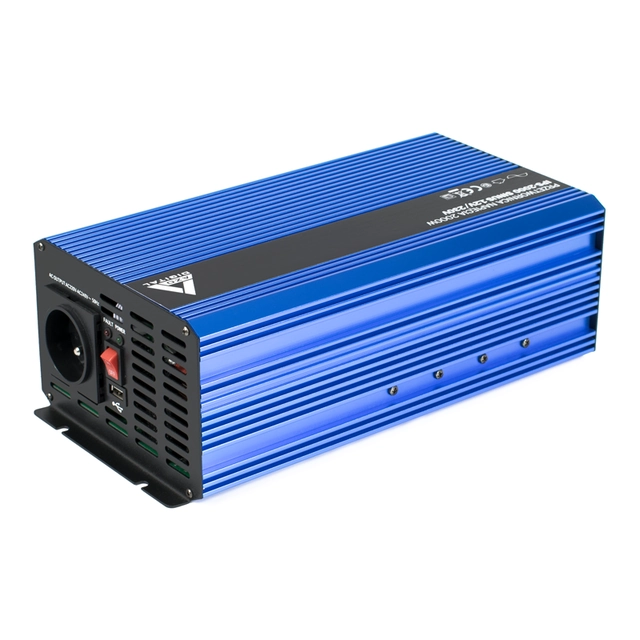 AZO конвертор на напрежение 12/230V SINUS ECO-MODE IPS-2000S 1100/2000W Инвертор, конвертор