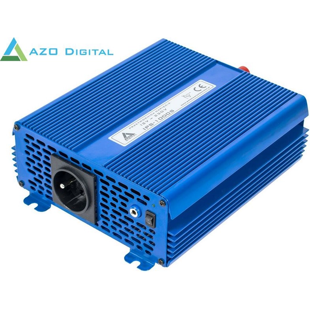 Azo SINUS konverter 12V/230V ECO MODE IPS-1000S 1000W