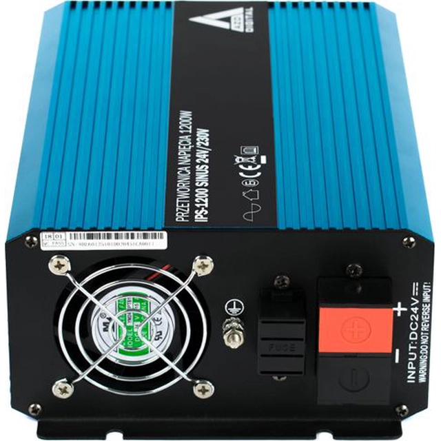 Azo SINUS-konverter 24V/230V IPS-1200S 1200W