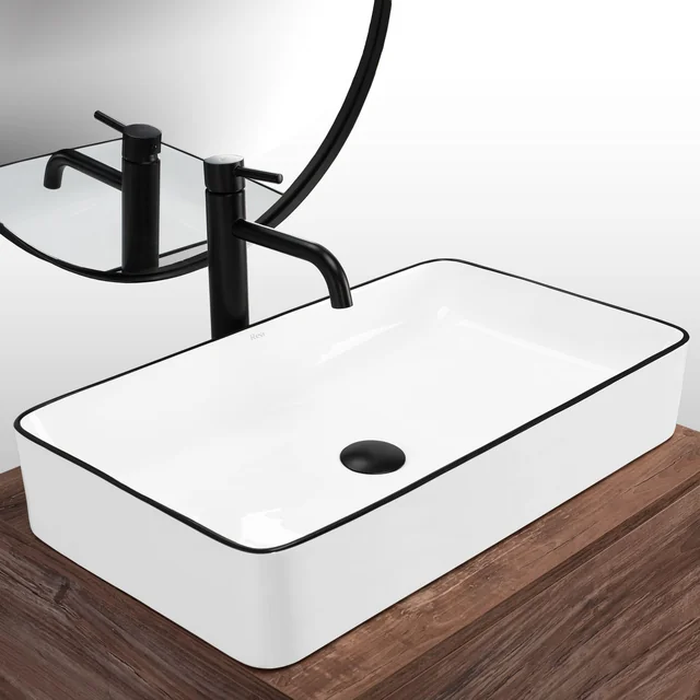 Denis Black Edge countertop sink