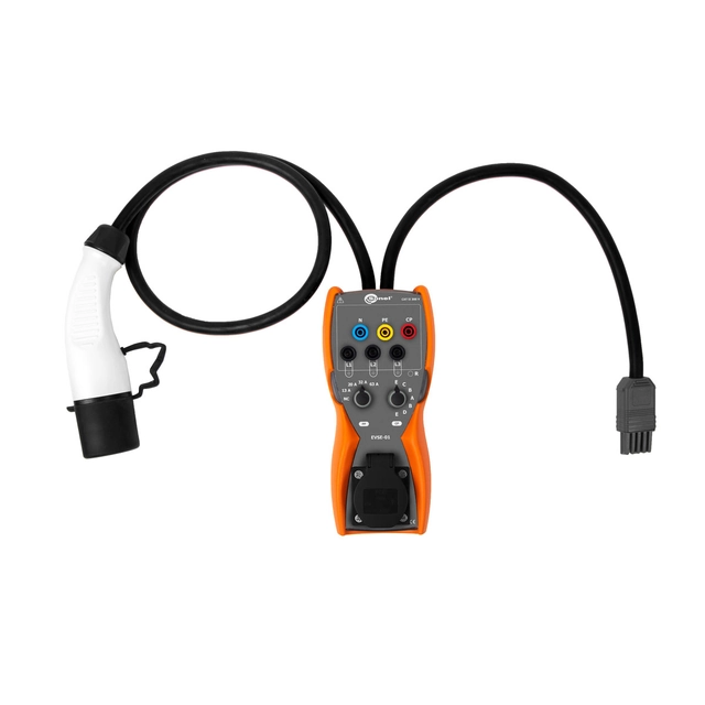 Adapter for testing electric vehicle charging stations