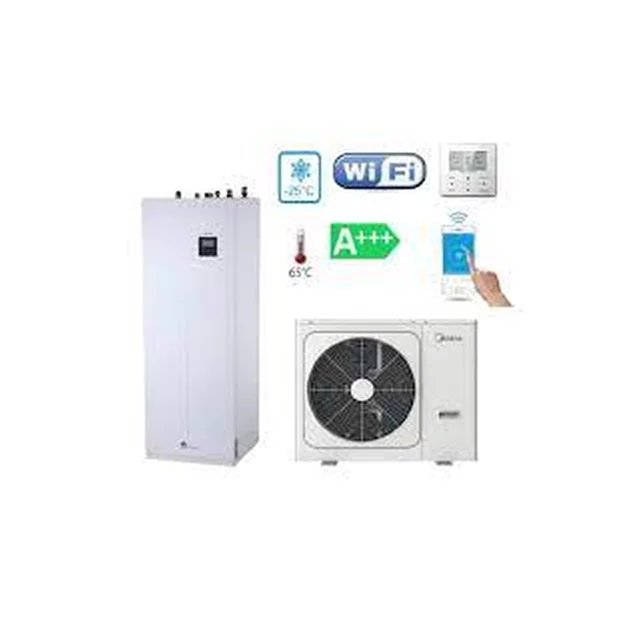 M-THERMAL ARCTIC SPLIT TYPE AIR-WATER HEAT PUMP WITH INTEGRATED BOILER 8kw