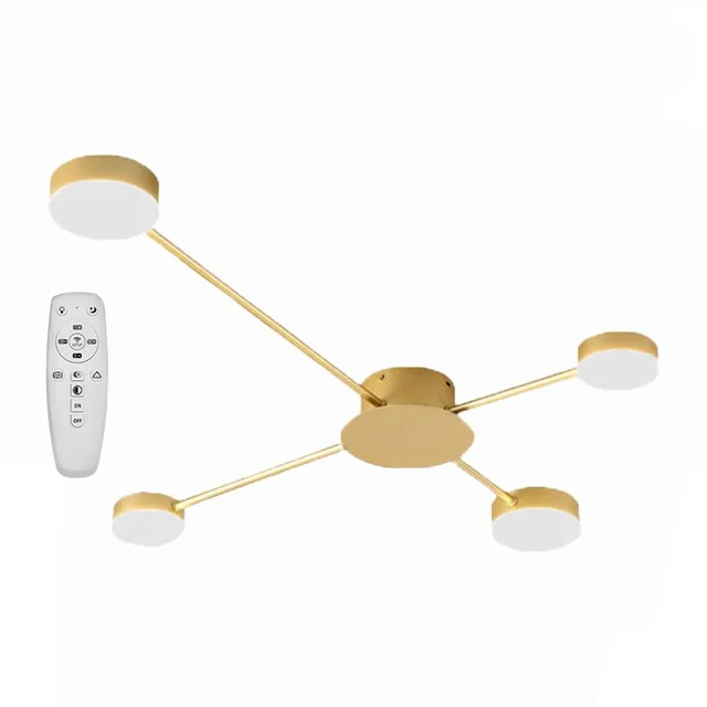 CEILING LAMP 4-RAMIENNA LED APP520-4C Gold