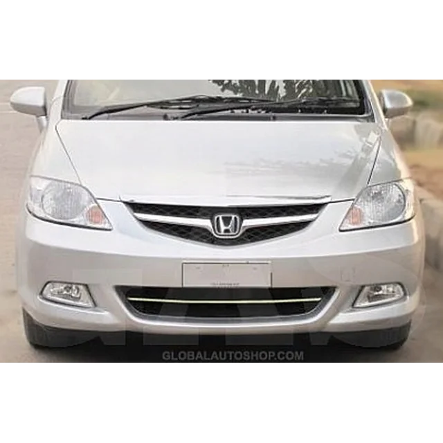 Honda City - Chrome Strips Grill Chrome Dummy Bumper Tuning