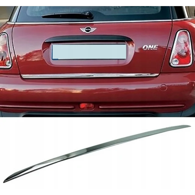 MINI One Cooper R50 R52 R53 CHROME STRIP on THE HOOD