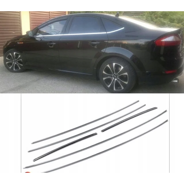 Ford MONDEO mk4 HB Hatchback CHROME WINDOW strips