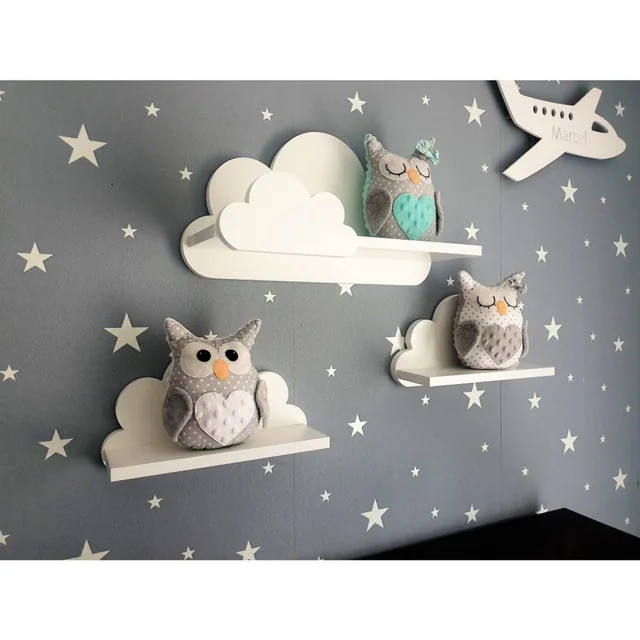 Cloud shelves set 3 pcs. LAGUNA- Prestige