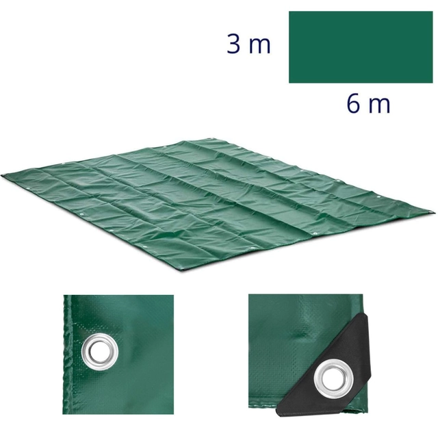 Bâche de protection bâche avec oeillets PVC 650 g/m2 600 X 300 cm