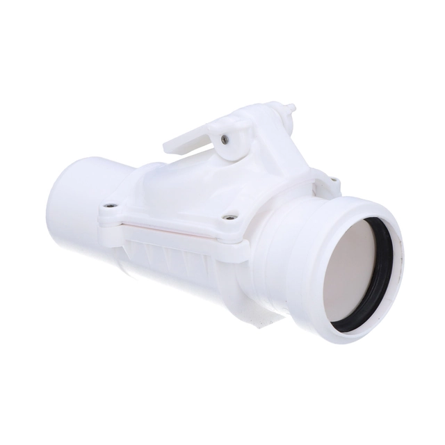 Backwater valve PP DN 50 version A white