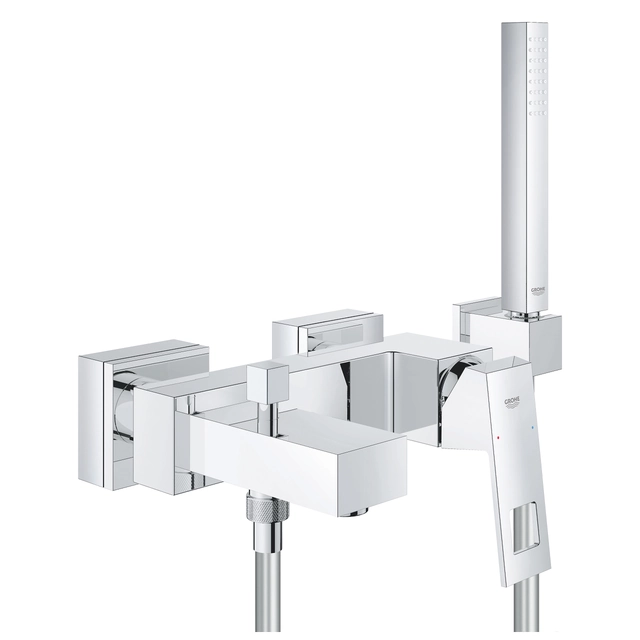 Badarmatur GROHE Eurocube mit Brausegarnitur