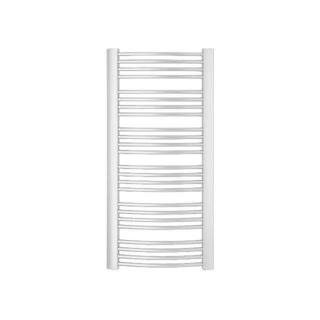 Badeværelse radiator centralvarmeFOKUS-F 502/818, varmekraft (75/65/20): 410W, mellemrum:406mm, bundforbindelse (typ 1,8), hvid farve RAL9016