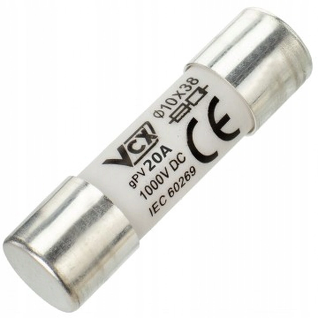 Solar fuse link VCX 10x38 20A DC