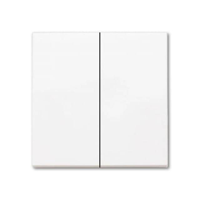 Badge zonder symbool voor Viko Panasonic Karre dubbele connector wit