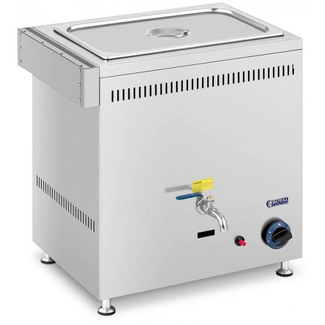 Bagnomaria a gas - 3300 W - 1 GN - 0,02 bar - G20 ROYAL CATERING 10011932 RC-BMG6020E