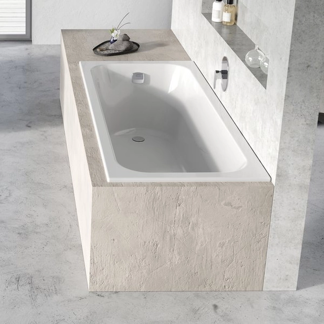 Baignoire rectangulaire Ravak Chrome Slim, 170x75 blanc neige