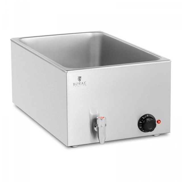 Bain marie - 600 W - GN 1/1 - without container - drain tap ROYAL CATERING 10012615 RCBM_GN1/1