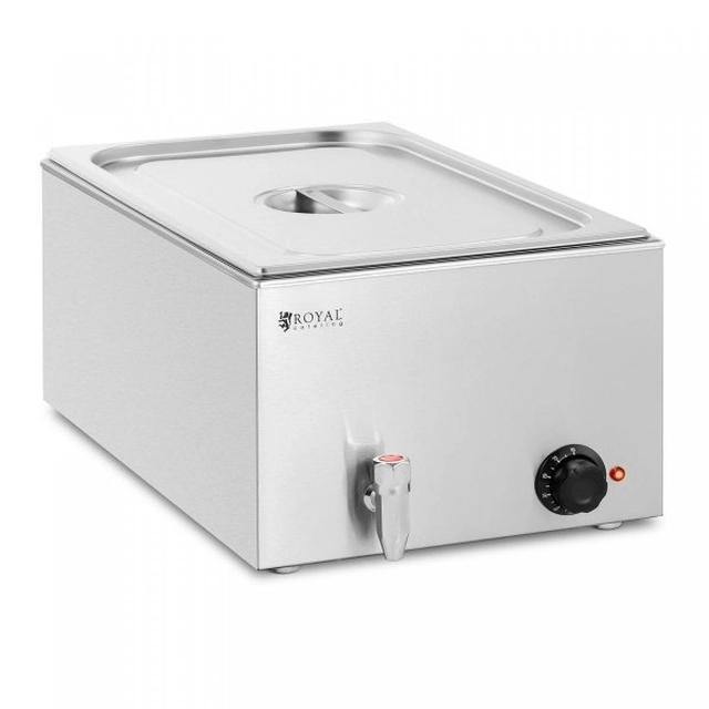 Bain marie - 640 W - perforeret GN 1/1 - ROYAL CATERING hane 10012828 RCBM_GN1/1_3