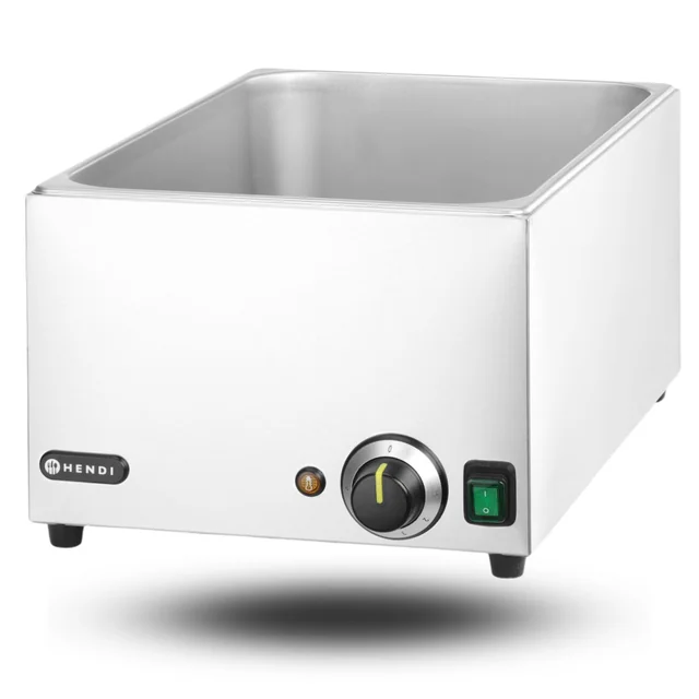 Bain Marie de aquecimento elétrico profissional para buffet Gn 1/1 Hendi 238905