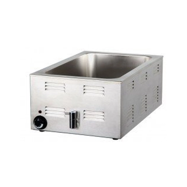 Bain marie électrique à poser 1xGN1/1 avec robinet INVEST HORECA 7710 7710