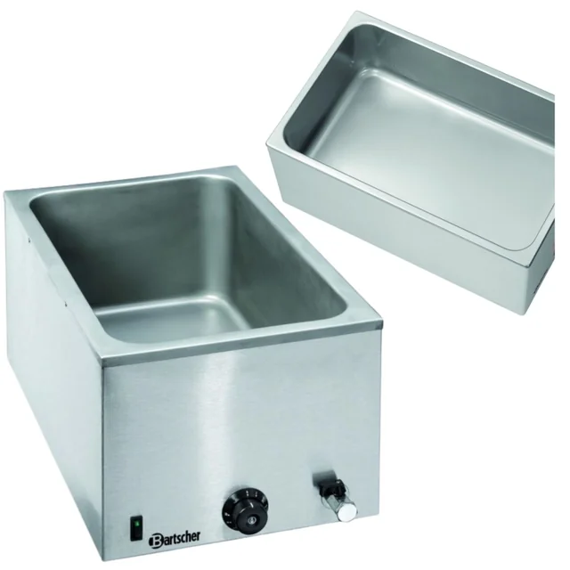 Bain marie électrique avec robinet Gn 1/1 150 mm Bartscher 200240