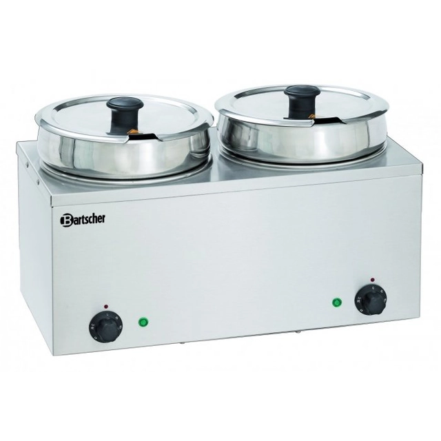 Bain marie Hotpot, 2 x betét 6,5L BARTSCHER 606065 606065