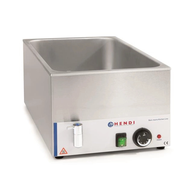 Bain marie KITCHEN LINE with drain tap - GN 1/1