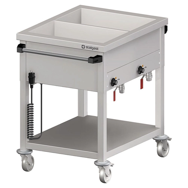 Bain-marie mobiel 2-Komorowy Aparte bediening Stalgast 982276093