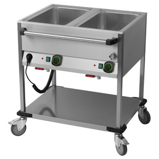 Bain-marie mobile 2-komorowy