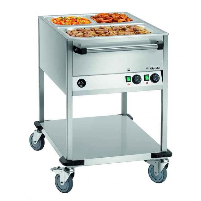 Bain-Marie pārtikas ratiņi 2x Gn 1/1 Bartscher