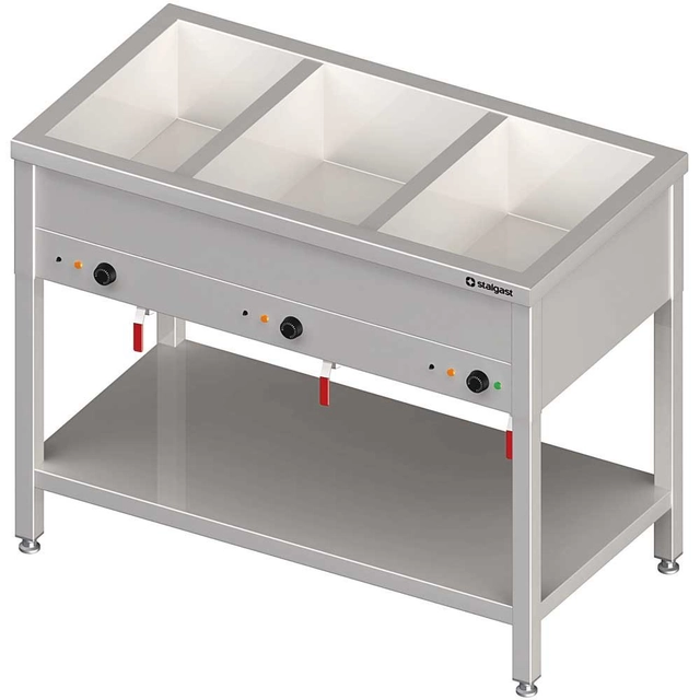 Bain marie staționar 4-komorowy control separat | Stalgast