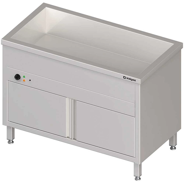 Bain marie stationnaire avec meuble 1-komorowy sur 2 GN | Stalgast