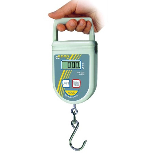 Balança de gancho de pendurar manual CH LCD 50Kg / /50g - KERN CH 50K50